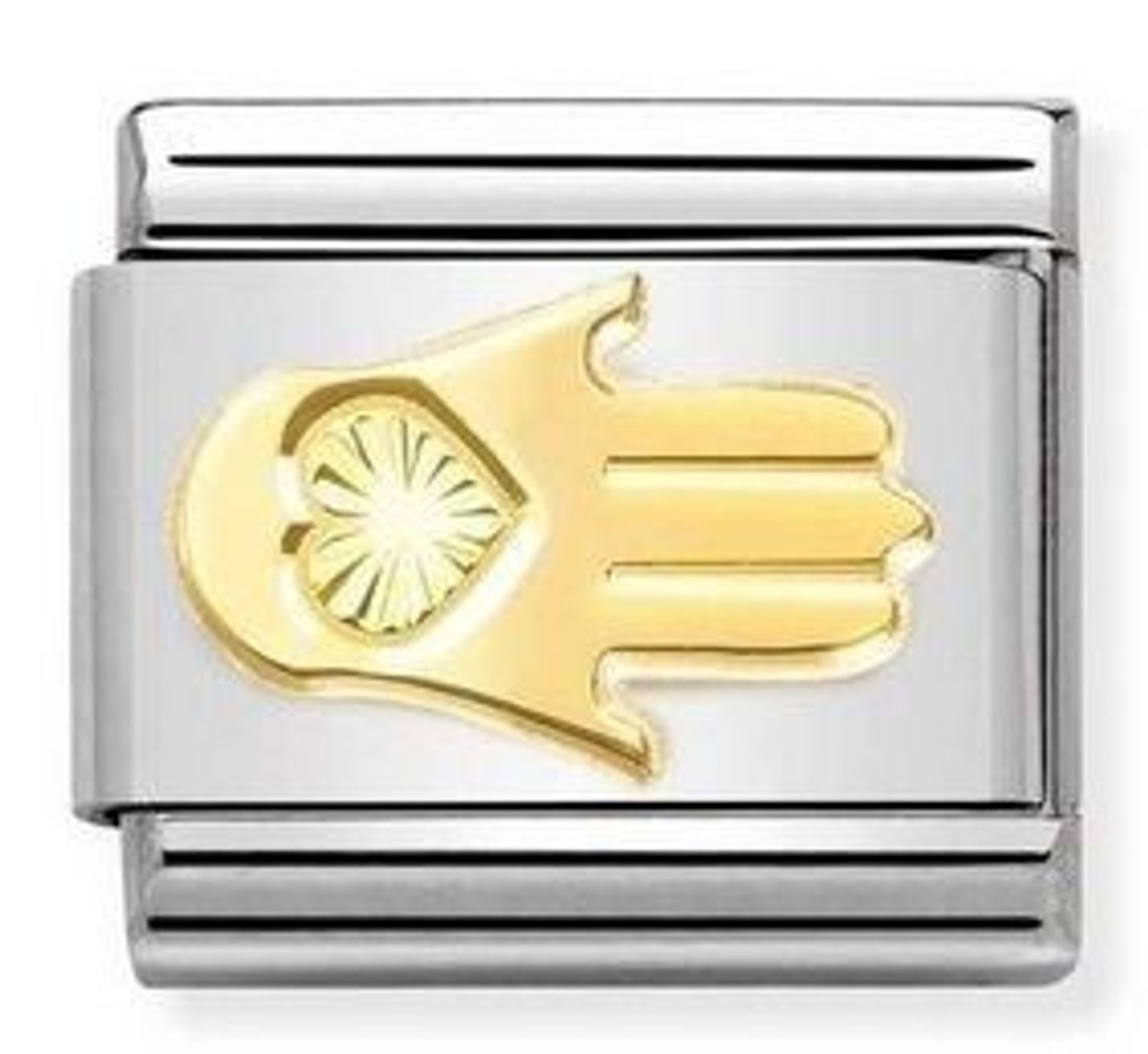 Nomination - Link 18K 'Ręka Fatimy z sercem' 030149 47.jpg